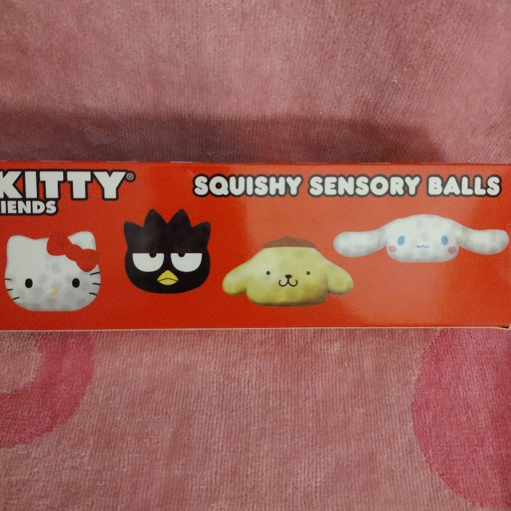 Hello Kitty Squishy Sensory Balls - Set Of 4 - Picture 8 of 10